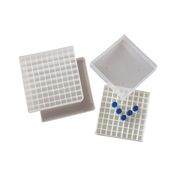 SCATOLA DI PLASTICA PER CONGELAMENTO DI CRIOTUBI E FLACONI