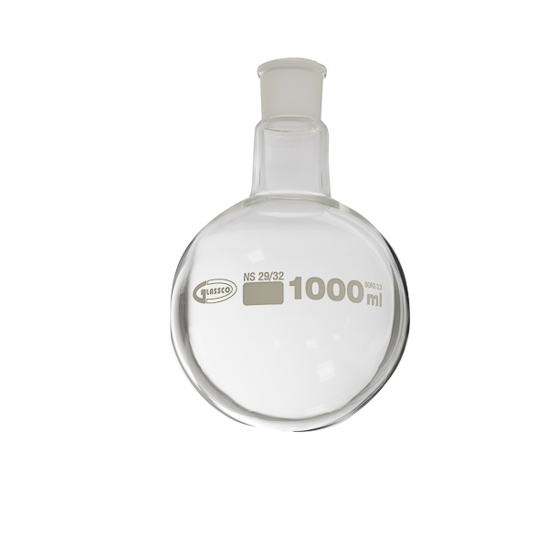 PALLONE SMERIGLIATO A FONDO TONDO, GLASSCO