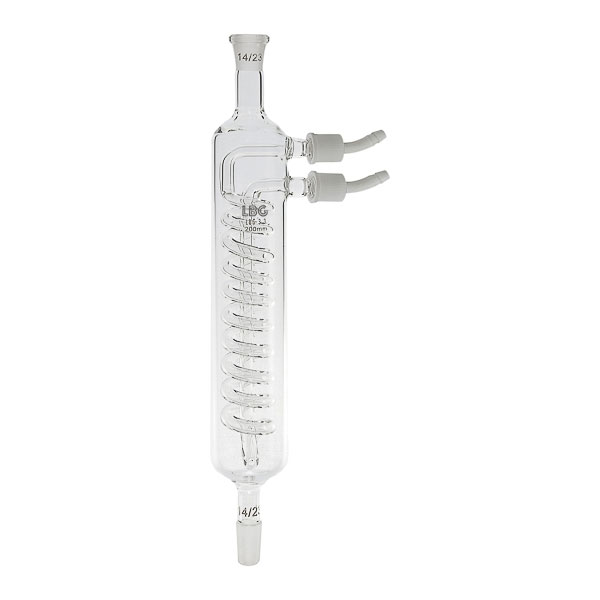 Refrigerante Dimroth con raccordo in PTFE