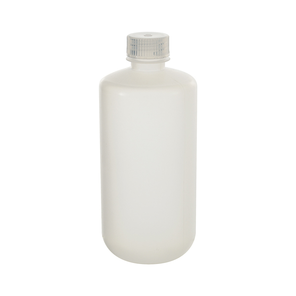 Bottiglia cilindrica in HDPE a collo stretto