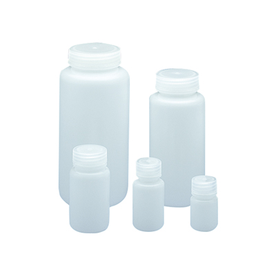 Bottiglia cilindrica in HDPE a collo largo