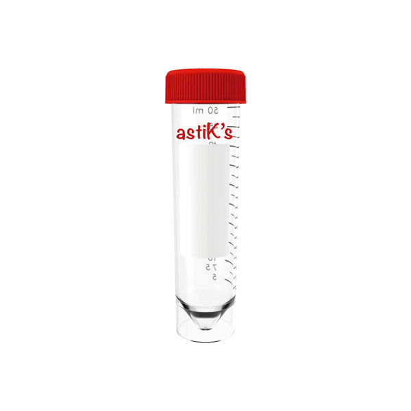 PROVETTA PER CENTRIFUGA GRADUATA IN POLIPROPILENE CON BASE D’APPOGGIO, 50 ml, PREMIUM LINE