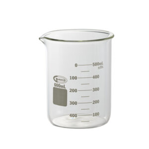 Becher formato basso con doppia graduazione per uso intensivo, GLASSCO