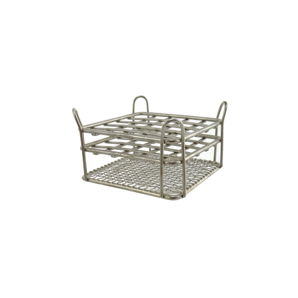 Portamicroprovette in acciaio inox