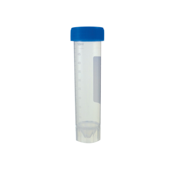 Provetta per centrifuga graduata in PP con base d’appoggio, 50 ml