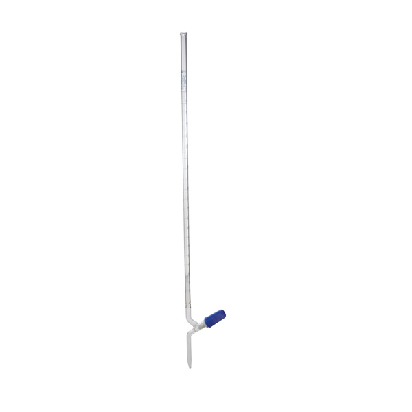 Buretta con rubinetto a spillo in PTFE, classe AS, GLASSCO