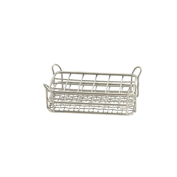 Rack in acciaio inox per fiale per cromatografia