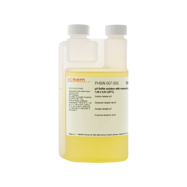 Soluzione tampone di pH in bottiglia twin-neck