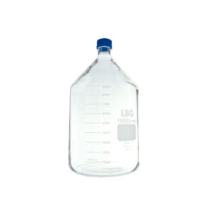 BOTTIGLIA GRADUATA IN BOROSILICATO 3.3 CON FILETTATURA ISO, FORMATO GRANDE