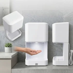 Asciugamani Elettrico Automatico con Sensore Infrarossi | Asciugatura Rapida per Bagni e Laboratori